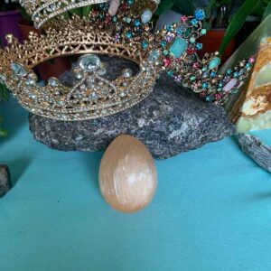 Orange Selenite Egg