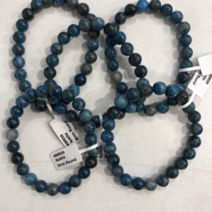 Apatite 8mm Crystal Bead Elastic Bracelet