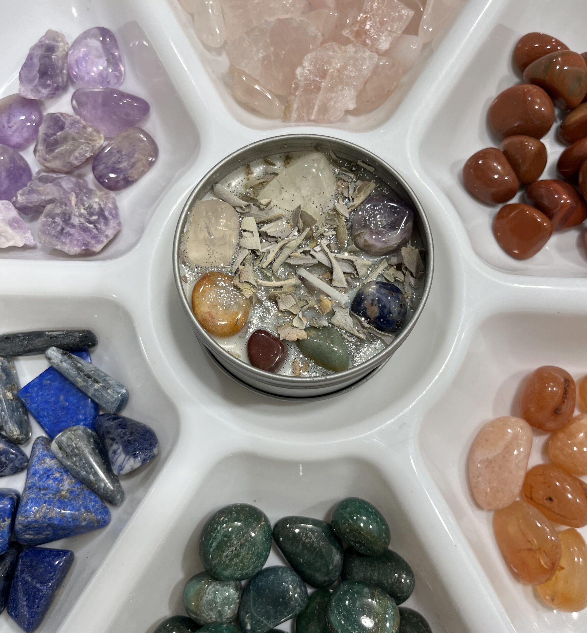 7 Chakra Cleansing and Balancing Candle