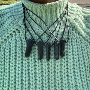 Double Terminated Black Tourmaline Point