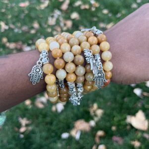 Yellow Aventurine w/ Hamsa Hand