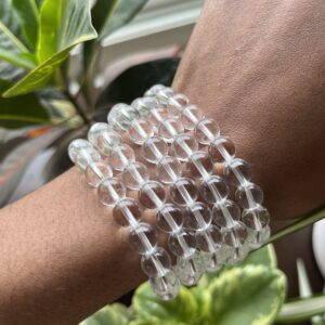 8mm Clear Quartz Bracelet (A Quality)