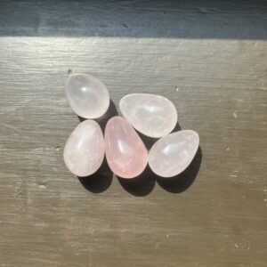 Rose Quartz Eggs