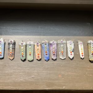 7 Chakras Crystal Pendant